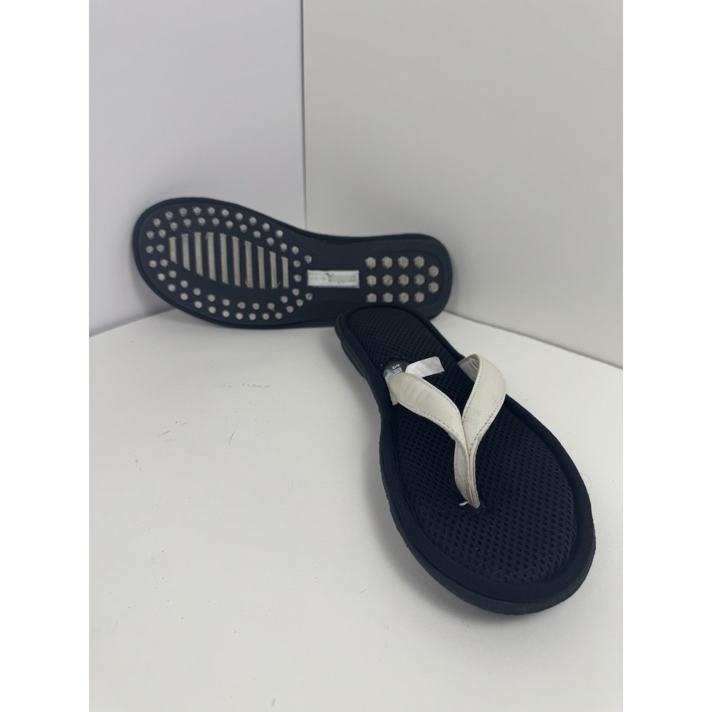 Smartdos Flip Flop Sandal Women's Size 7.5/8 White Comfortable - Picture 5 of 8